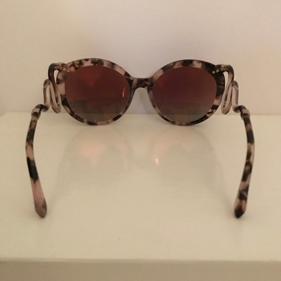 Roberto Cavalli Pink Tortoise Sunglasses with Case main image 8